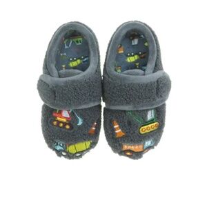 Kids Construction Vehicle Pattern Slippers